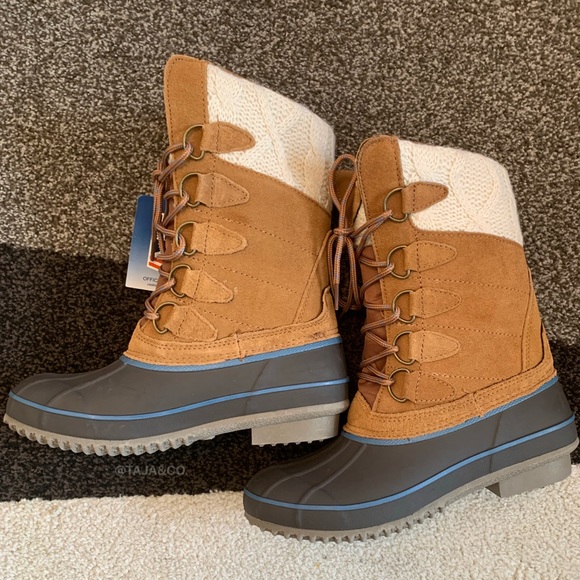 🔥KHOMBU: Tan Sweater Winter Boots! - Picture 5 of 9